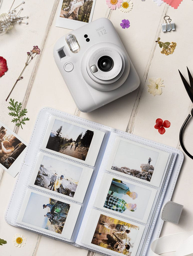 Kožni album za FUJIFILM INSTAX slike clay white