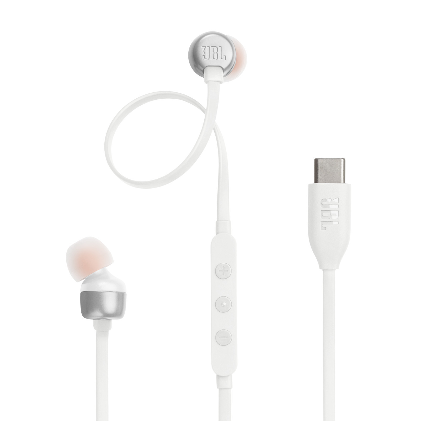 Slušalice JBL T310C USB-C bijele