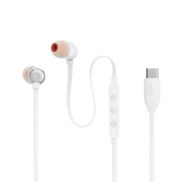 Slušalice JBL T310C USB-C bijele - slika 2
