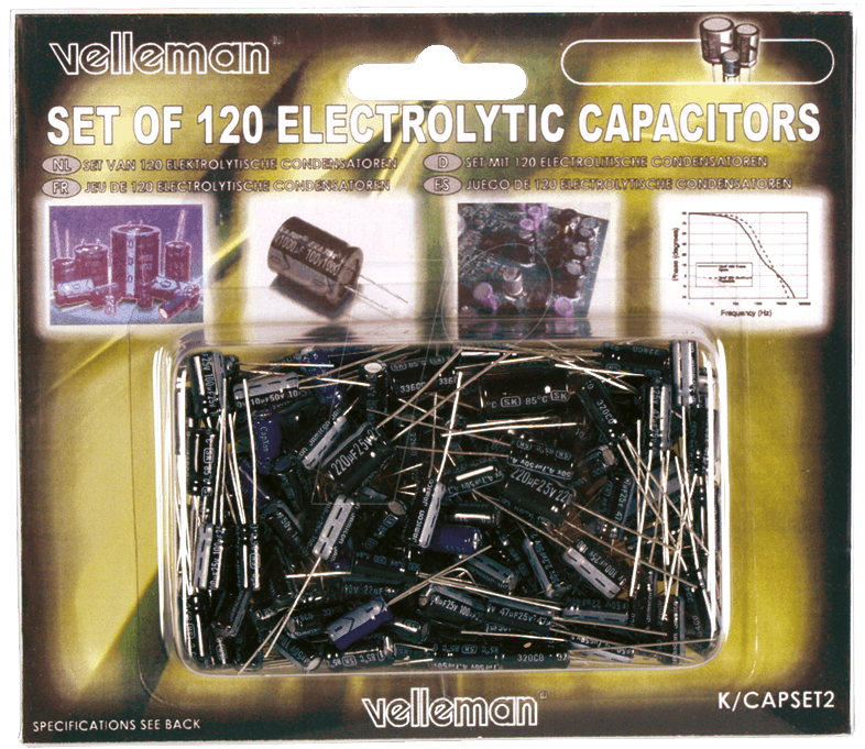 Set kondenzatora 1-1000uF 50V