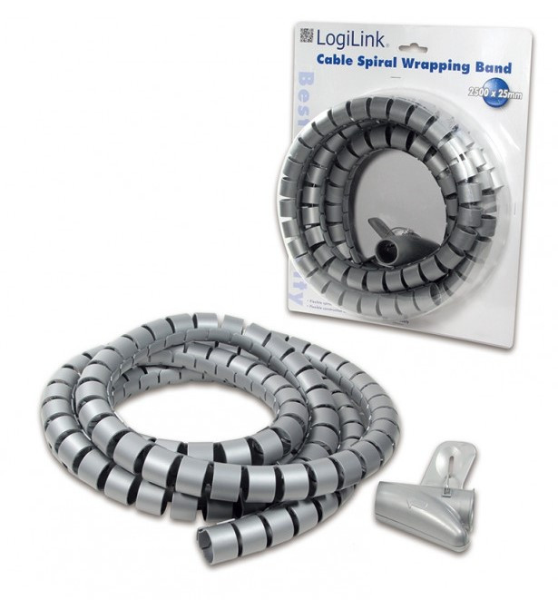 Spiralni traka za kablove 25mm 2.5m LOGILINK