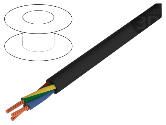Instalacijski kabal licnasti 3x1.5mm