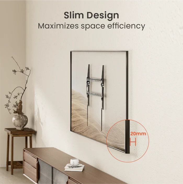 Fiksni slim nosač za TV 32"-75" 45kg BRATECK KL32-44T