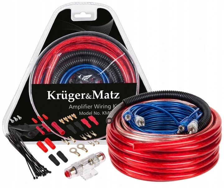 Set za instalaciju auto pojačala 4000W 60A KRUGER&MATZ KM0010