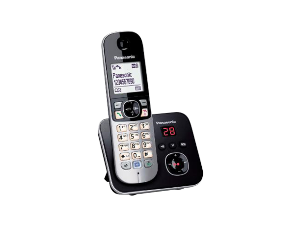 Bežični fiksni telefon PANASONIC KX-TG6821FXB TAMDECT