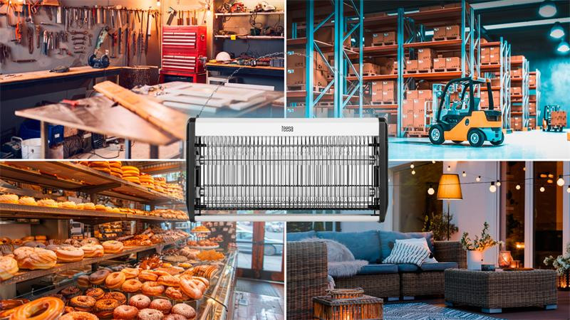 Efikasna UV lampa za zaštitu od insekata TEESA do 100m2 TSA0216