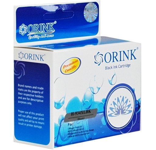Zamjenska tinta HP ORINK 934XL C2P23AE Crna