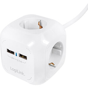 Produžni kabal kocka LOGILINK 1.4m