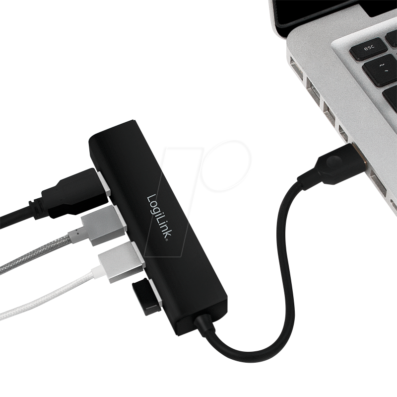 USB-A HUB LOGILINK 4u1 0.15m