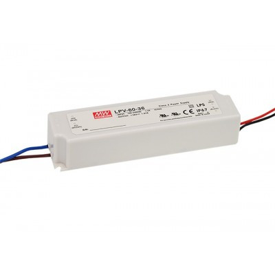 LED napajanje 36W 12V MEAN WELL LPV-060-12