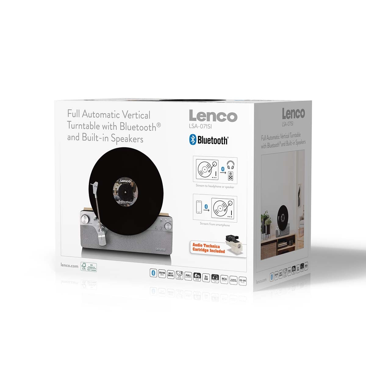 Moderni vertikalni gramofon LENCO LSA-071SI