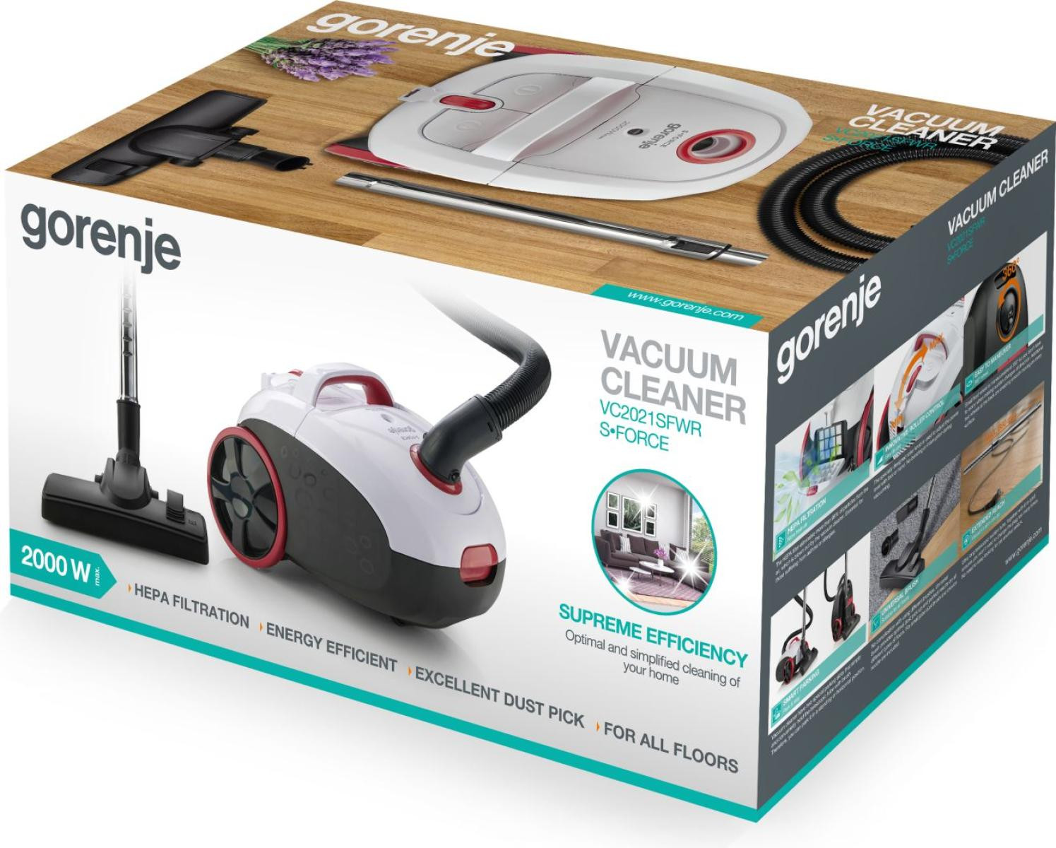 Usisivač GORENJE VC2021SFWR