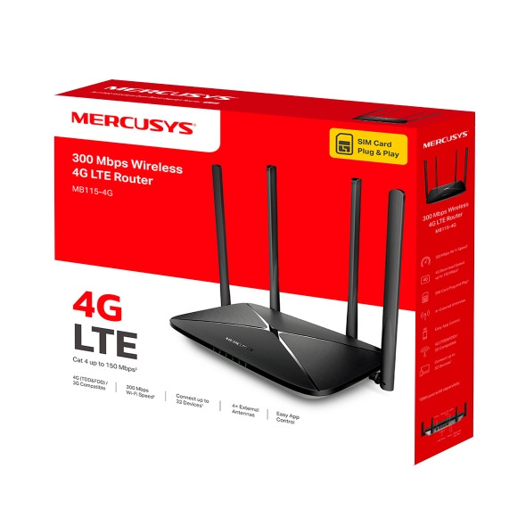 Router 4G MERCUSYS MB115-4G - slika 2