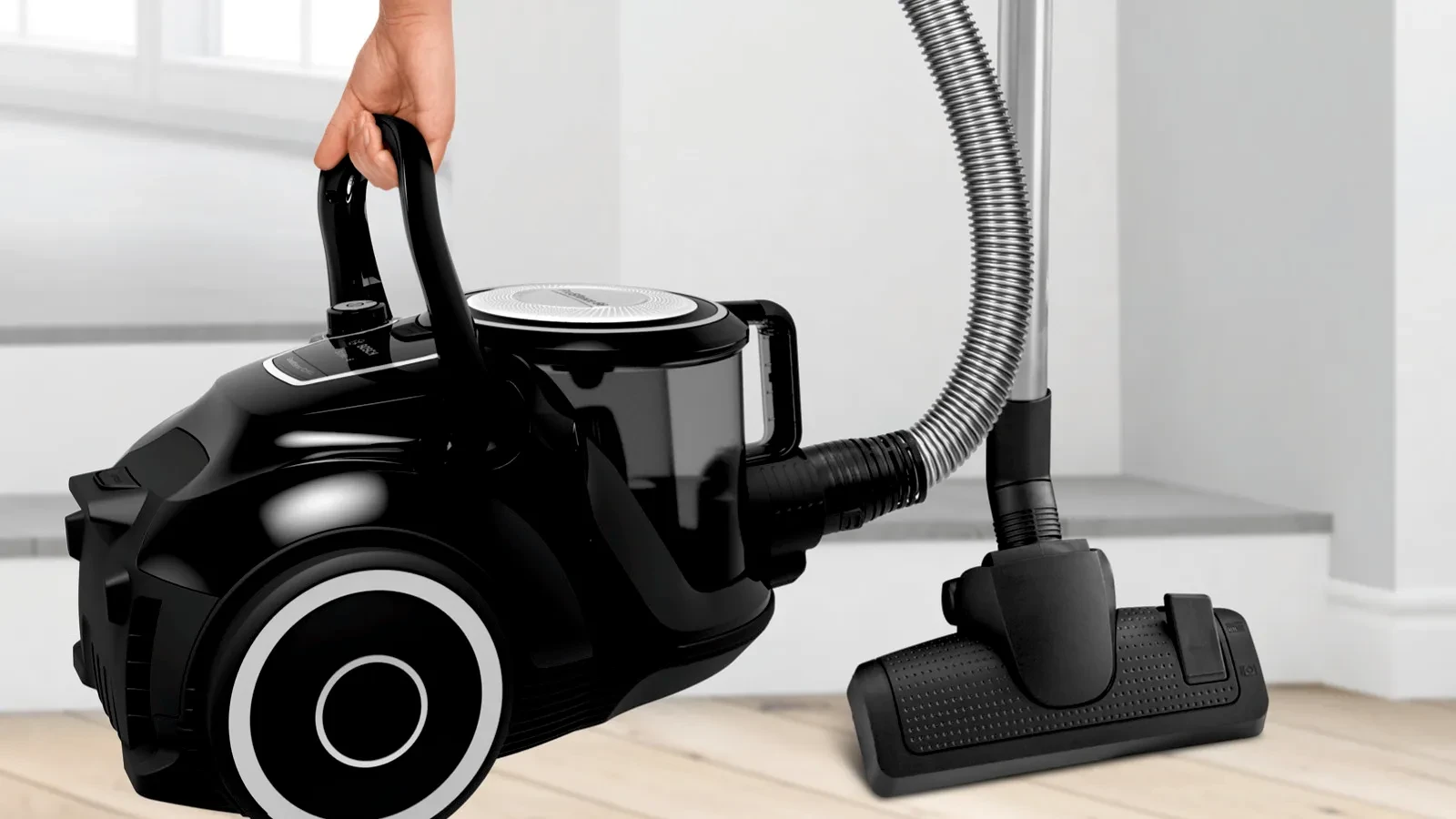 Usisivač BOSCH BGS41K332, lako rukovanj zahvaljujući ergonomskom dizajnu
