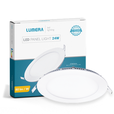 LED panel 18W 4000K ugradni okrugli LUMERA