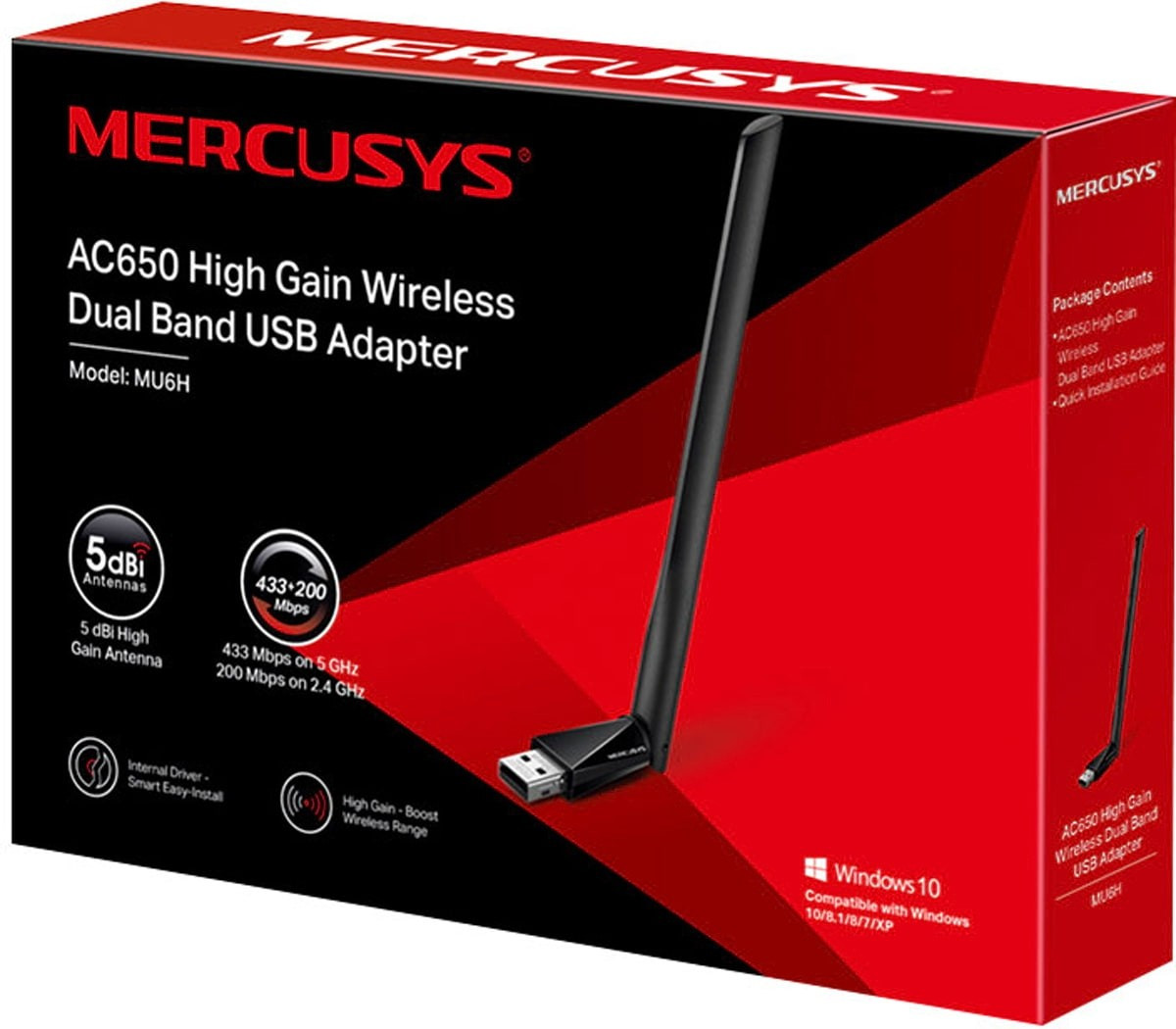 Wiereless USB antena MERCUSYS MU6H