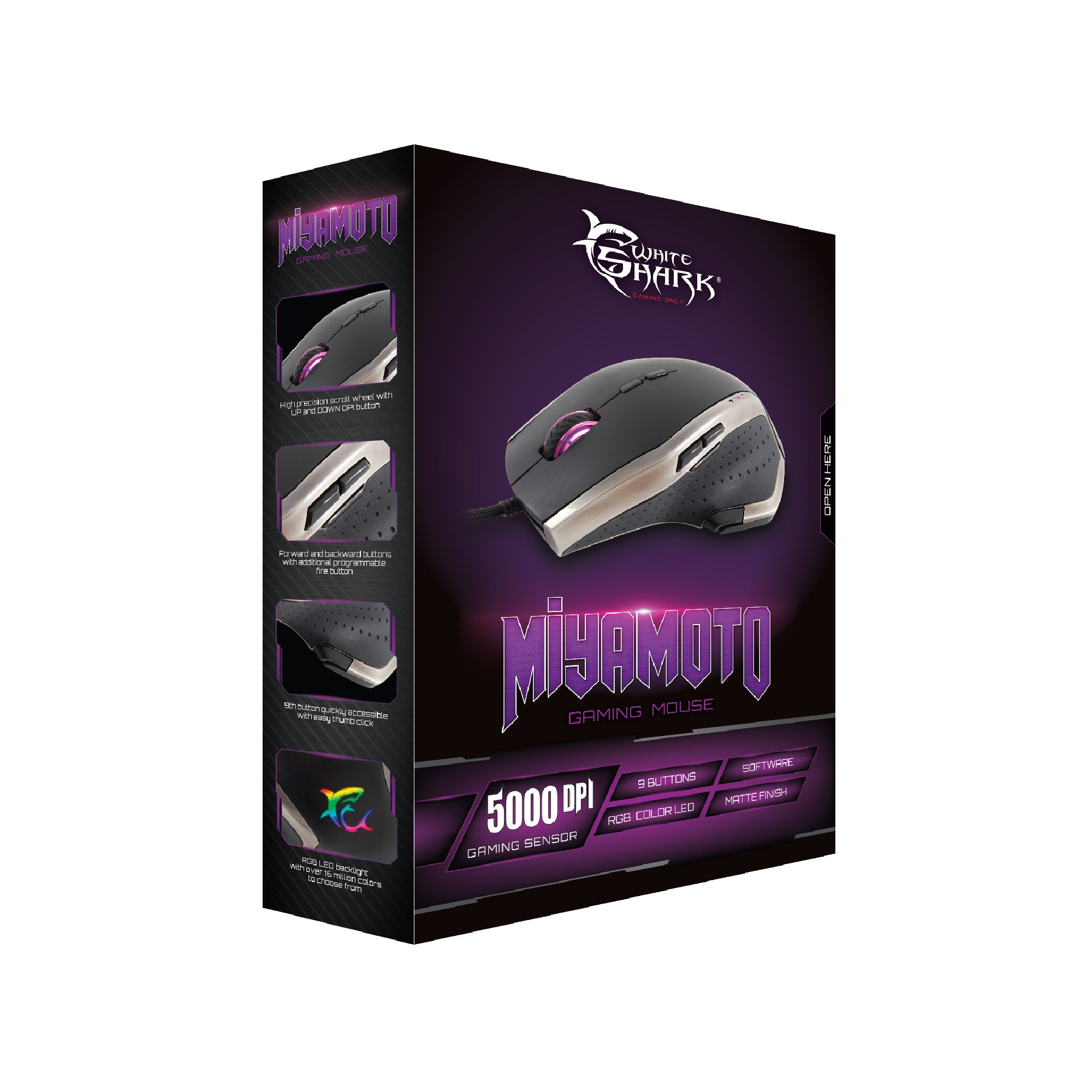 Gaming miš WHITE SHARK Miymoto GM-9001