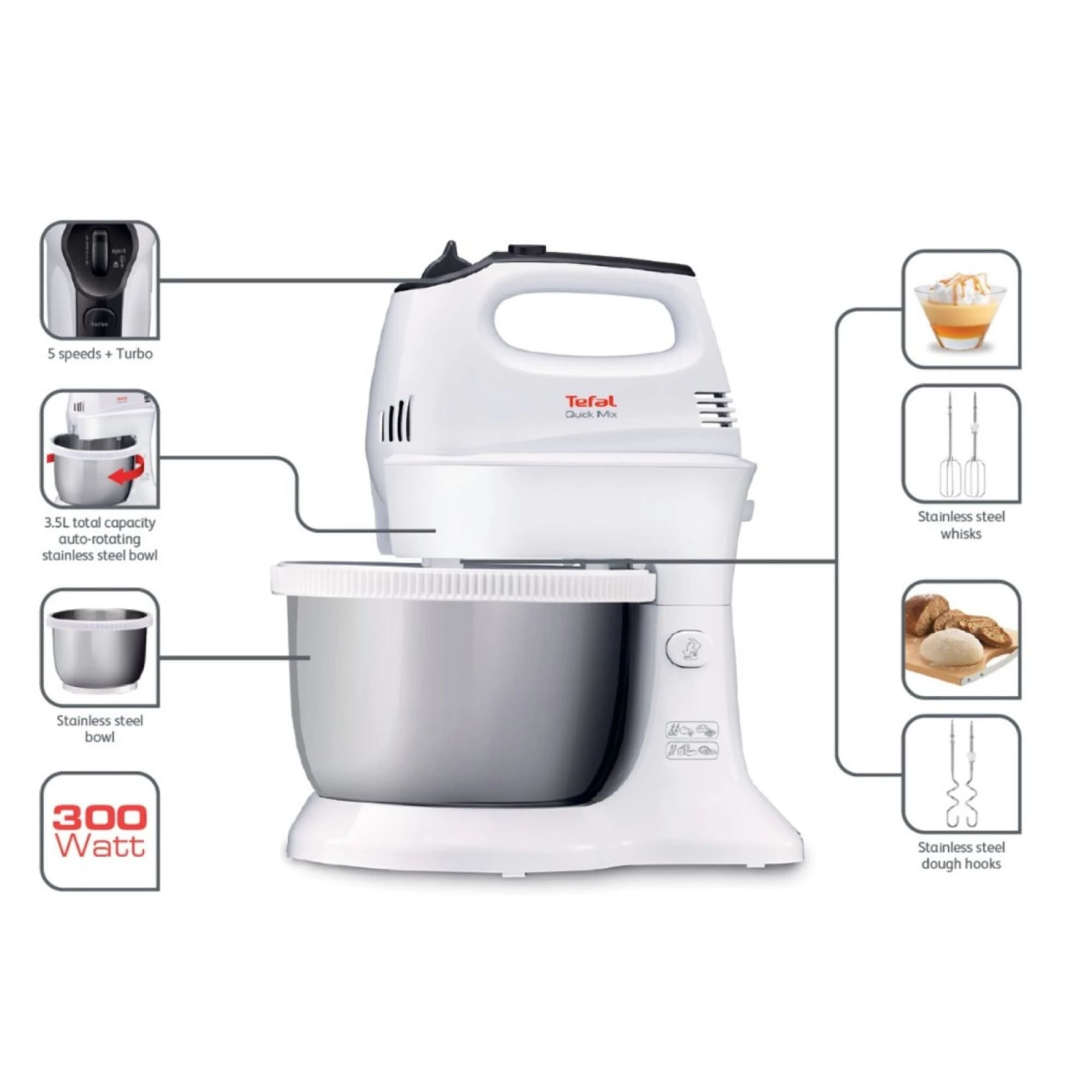 Mikser sa posudom TEFAL HT312138