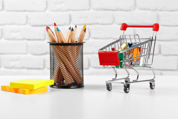 Mini shopping kolica crvena