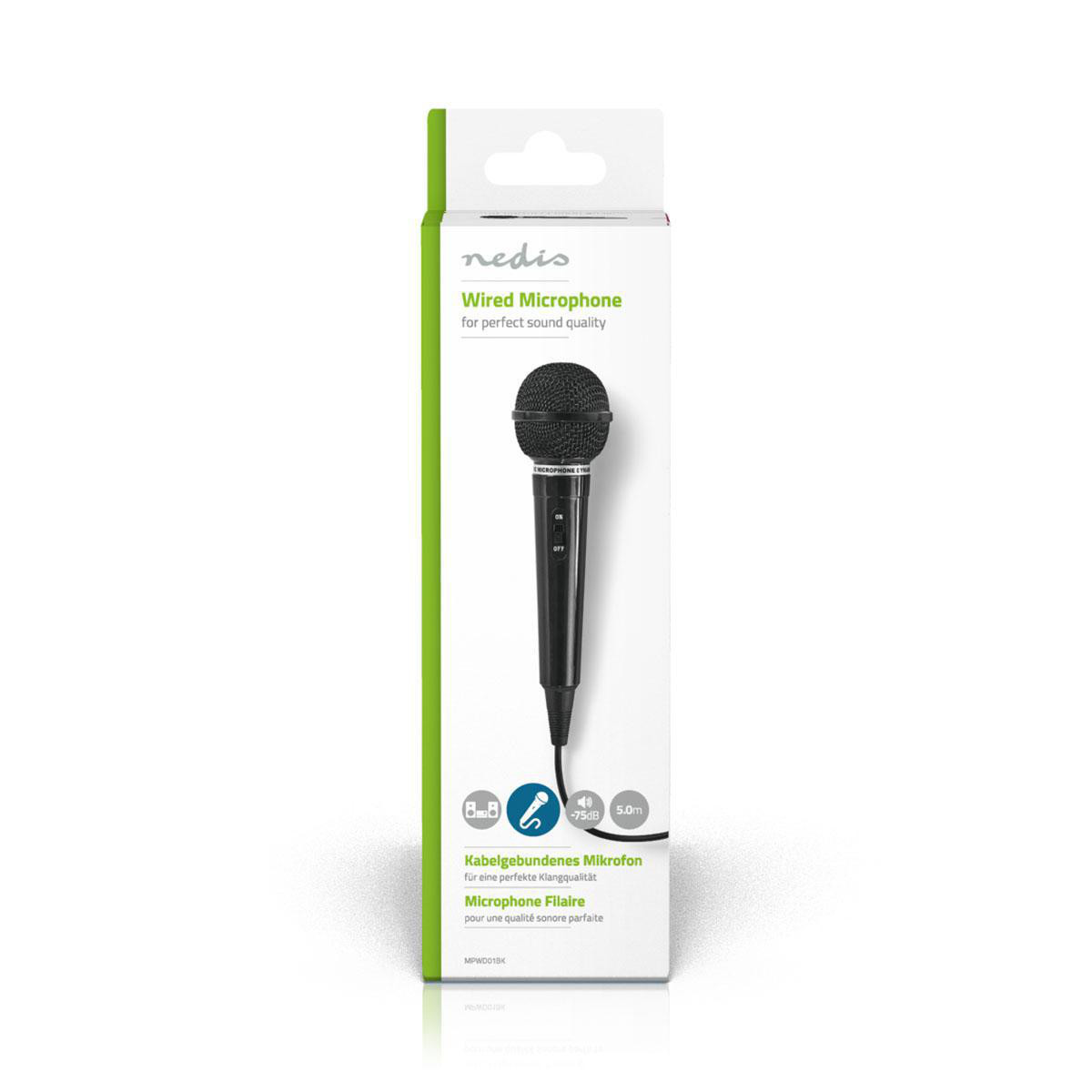 Mikrofon NEDIS MPWD01BK