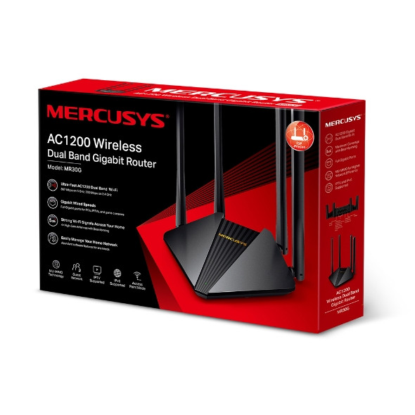 Router MERCUSYS AC1200 MR30G Gigabit