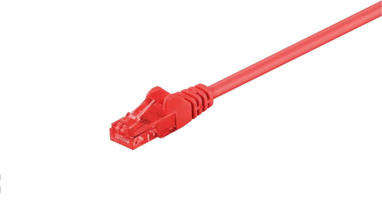 Mrežni kabal CAT6 U/UTP 0.25m crveni