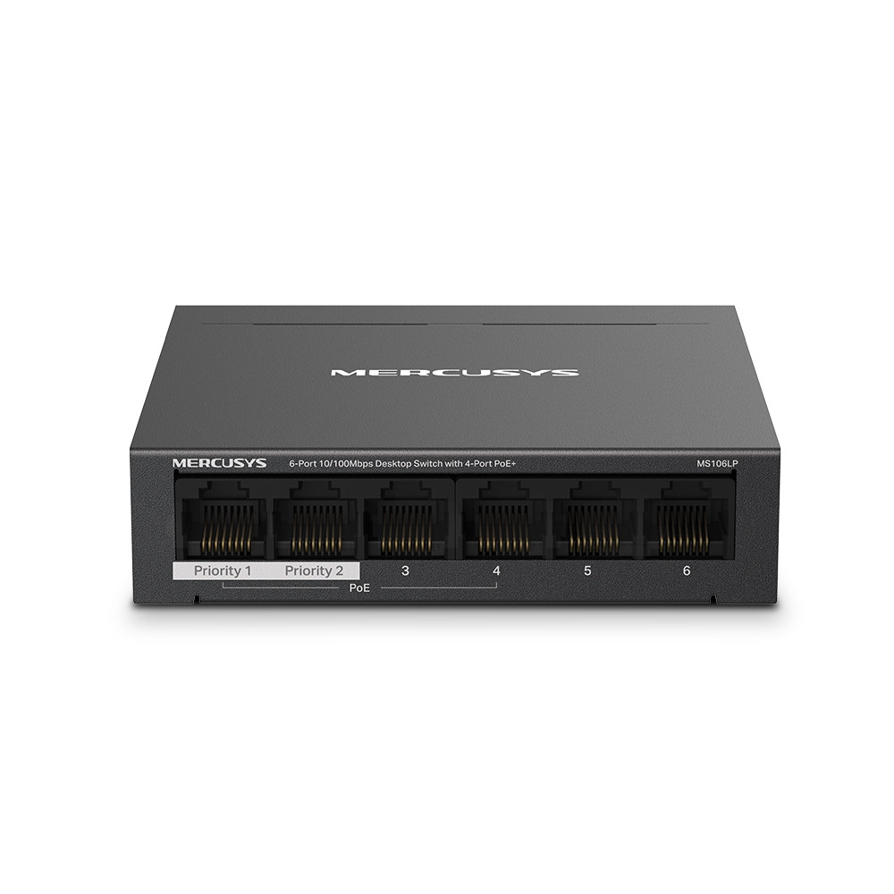 Switch 6 portni sa 4 portni PoE MERCUSYS MS106LP