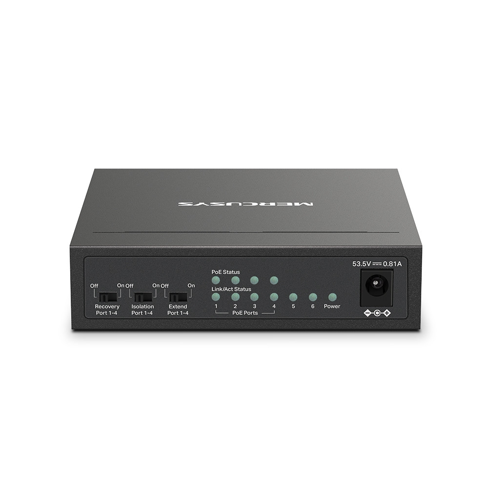Switch 6 portni sa 4 portni PoE MERCUSYS MS106LP