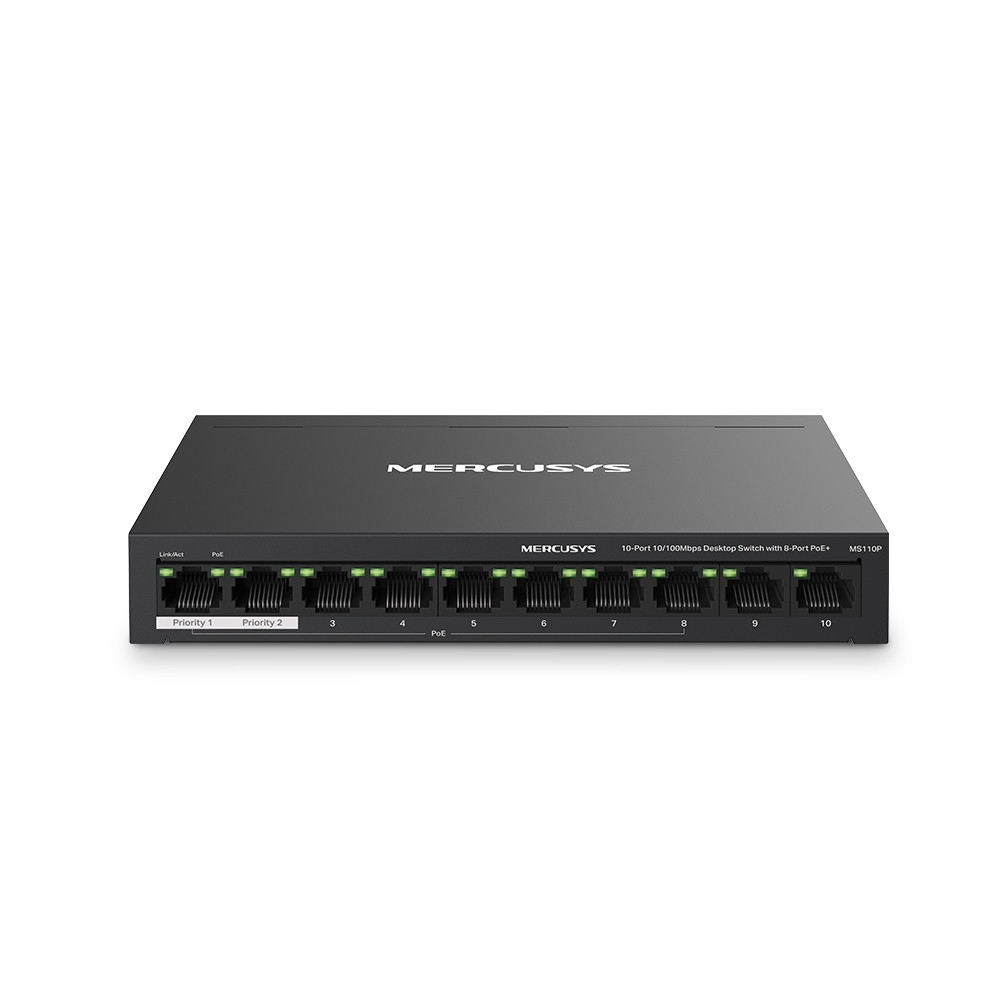 PoE switch 10 portni MERCUSYS PoE MS110P