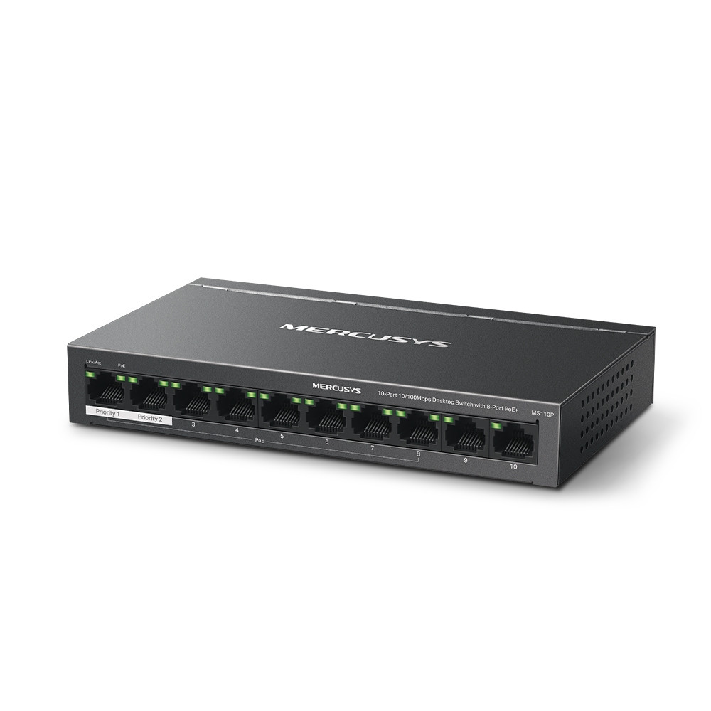PoE switch 10 portni MERCUSYS PoE MS110P