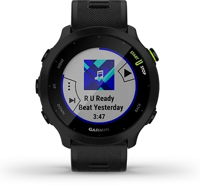 Pametni sat GARMIN Forerunner 55 Aqua možete lako kontrolisati muziku