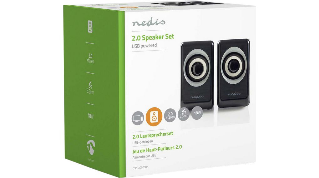 Zvučnici NEDIS 2.0