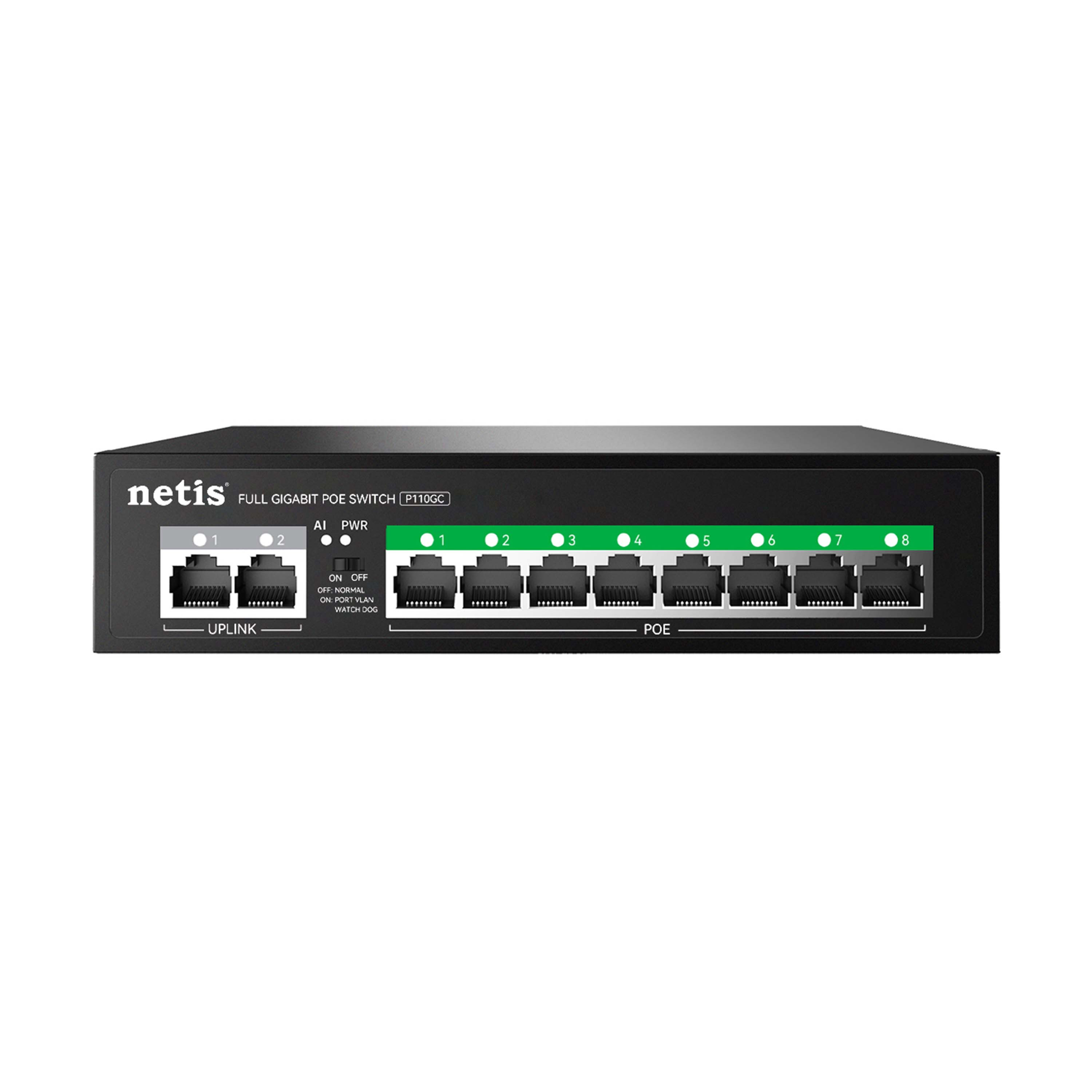 Gigabitni switch 10 portni NETIS P110GC