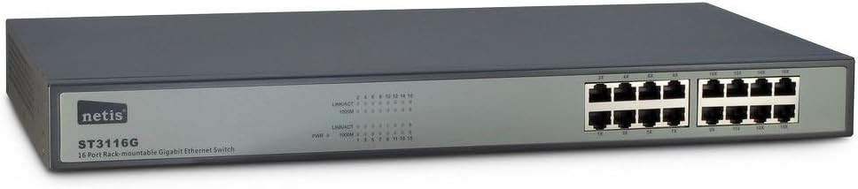Gigabitni switch 16 portni NETIS ST3116G