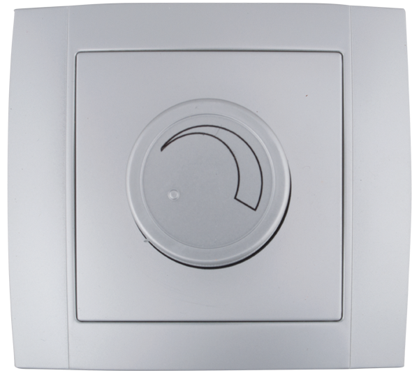 Prekidač dimmer 600W ELMARK SR-2513 srebrni