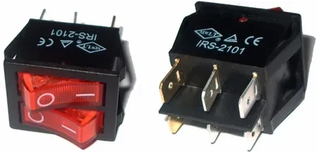 Dupli rocker prekidač 15A 250V PRK0049