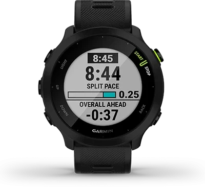 Pametni sat GARMIN Forerunner 55 Aqua ima PACEPRO tehnologiju