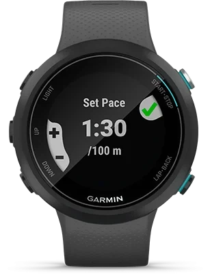 Pametni sat GARMIN SWIM 2 SLATE opcija upozorenja za tempo