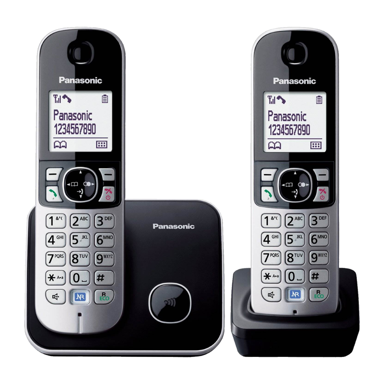 Bežični fiksni telefon PANASONIC KX-TG6812FXB