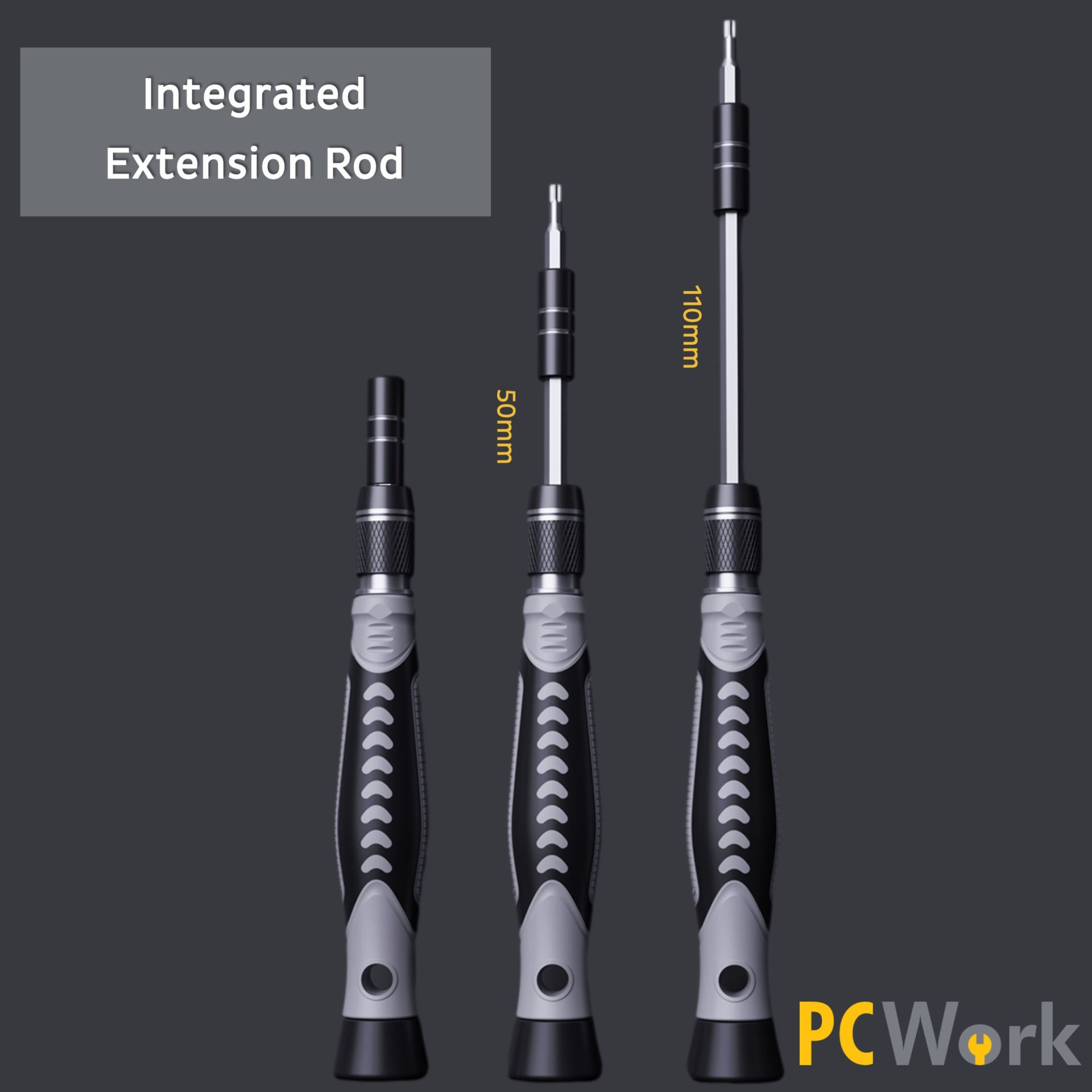 Set preciznih odvijača PC WORK PCW08H 25/1