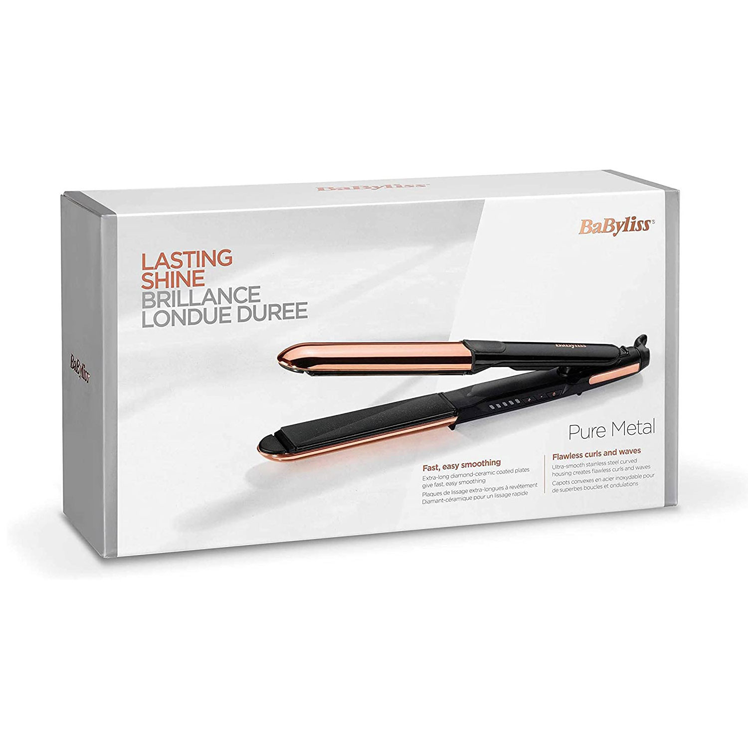 Pegla za kosu BABYLISS ST482E Titanium Brilliance Straight & Curl - slika 4