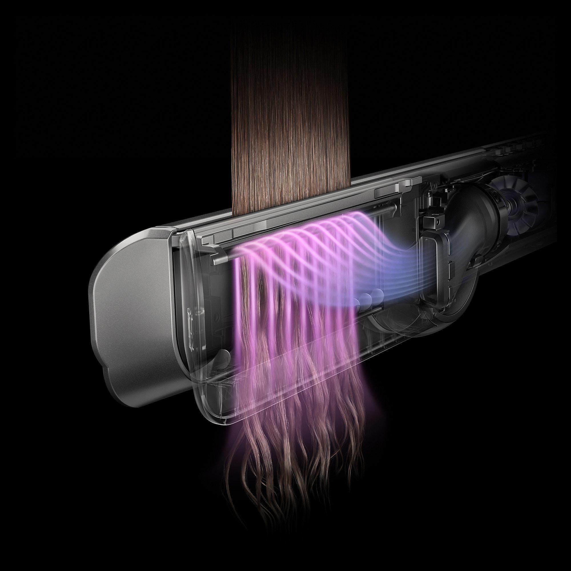 Pegla za kosu DYSON Airstrait s integriranim češljem Plum/Copper - slika 5
