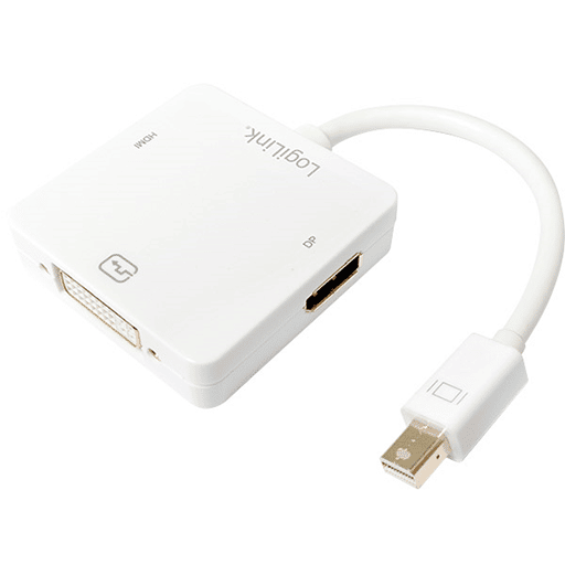 Adapter Mini DisplayPort na HDMI, DVI, DisplayPort 0.15m
