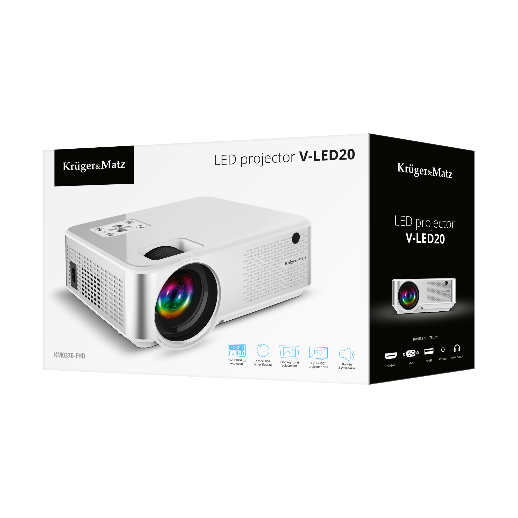 Projektor KRUGER&MATZ V-LED20