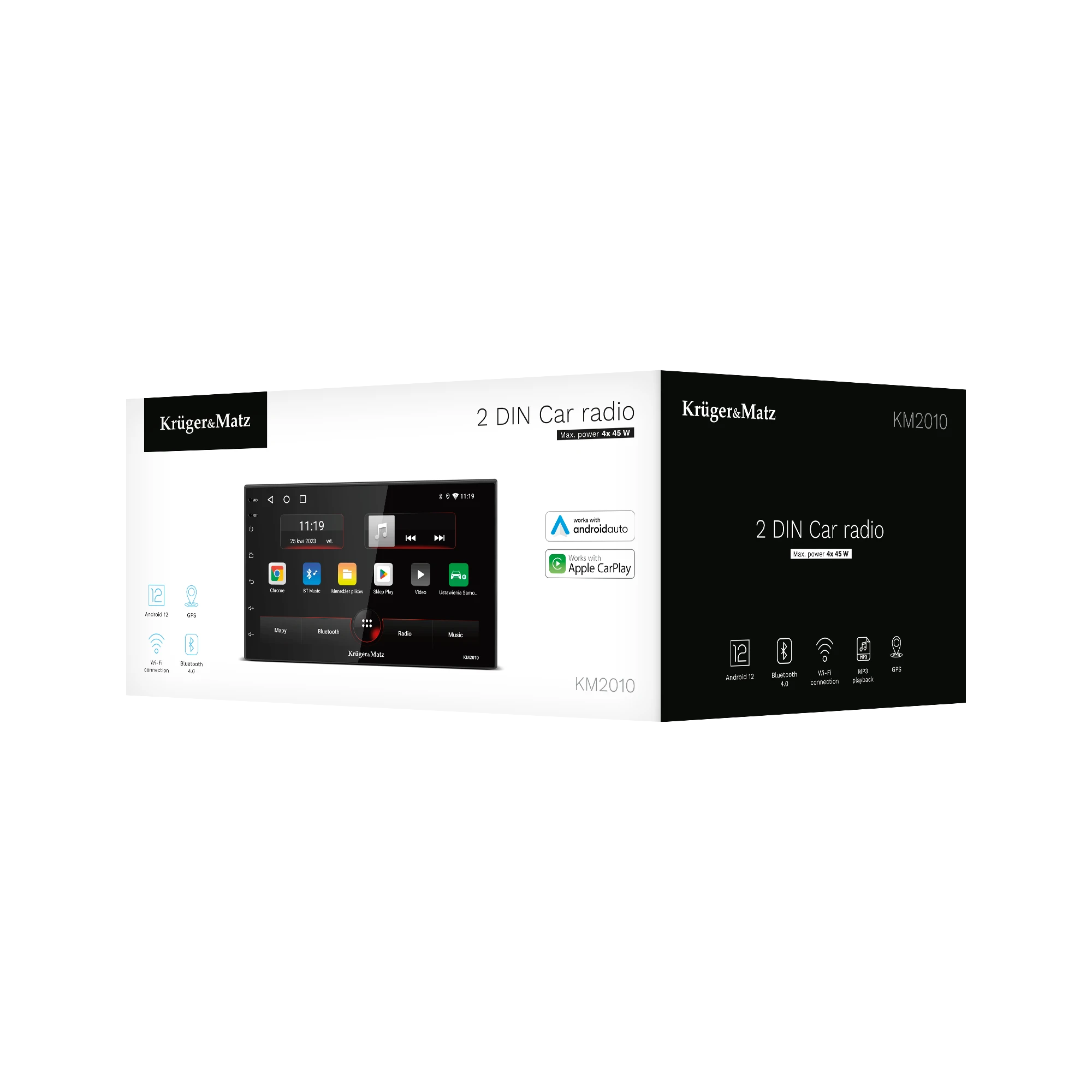 Android auto player multimedija KRUGER&MATZ KM2010