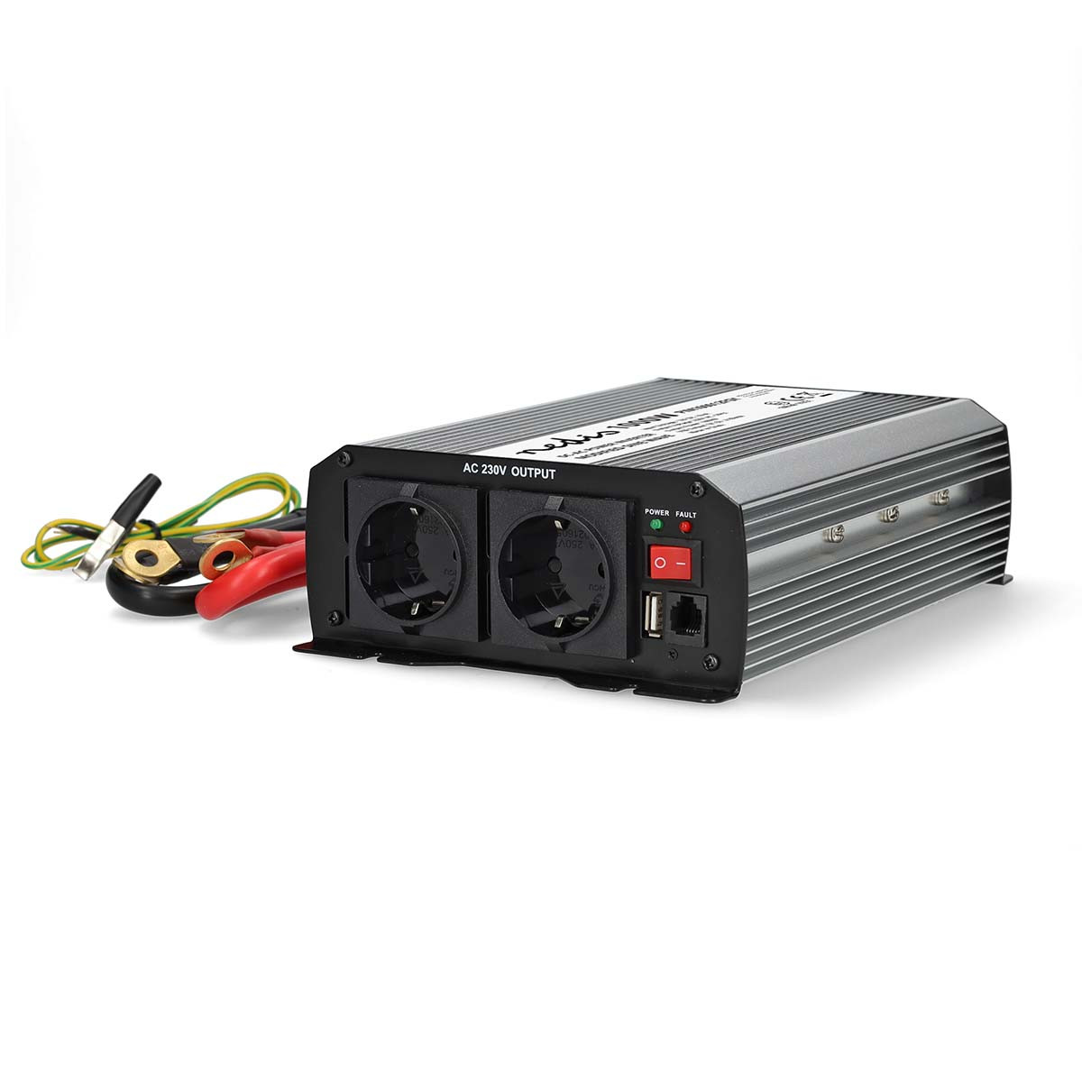 Pretvarač napona inventer 12V na 230V 1000W NEDIS PIM100012FGY