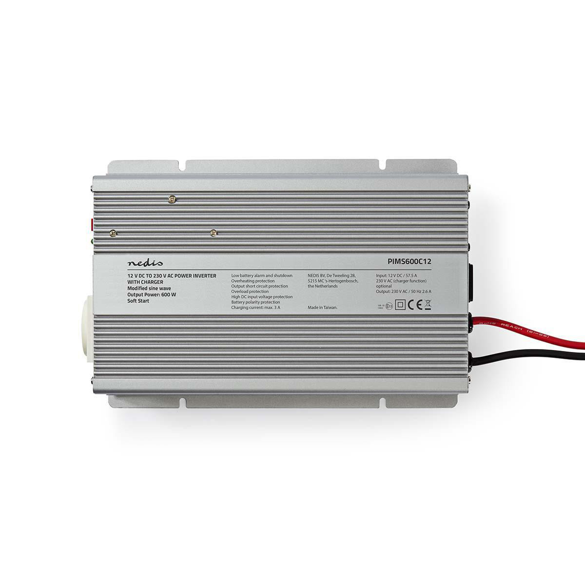 Pretvarač napona sa 12V na 220V 600W NEDIS PIMS600C12 - slika 4