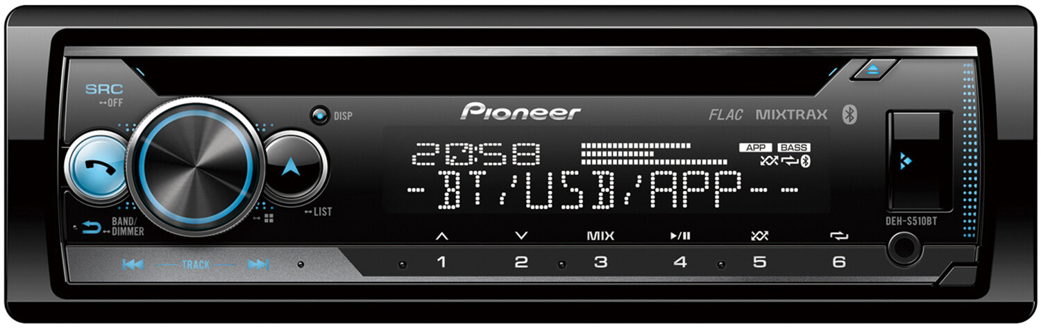 Auto radio player PIONEER DEH-S510BT