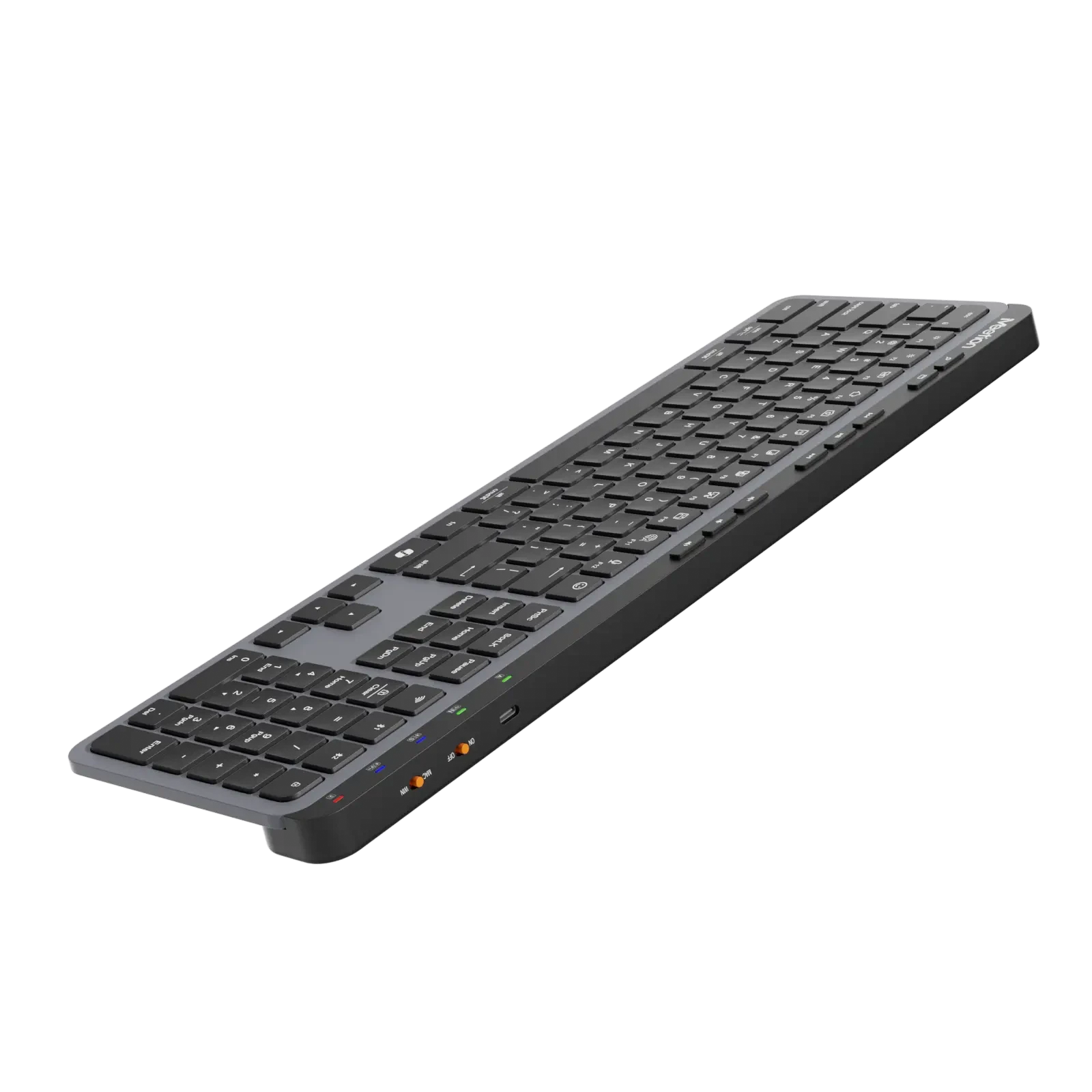 Punjiva bežična bluetooth tastatura MEETION WK330 Space Gray