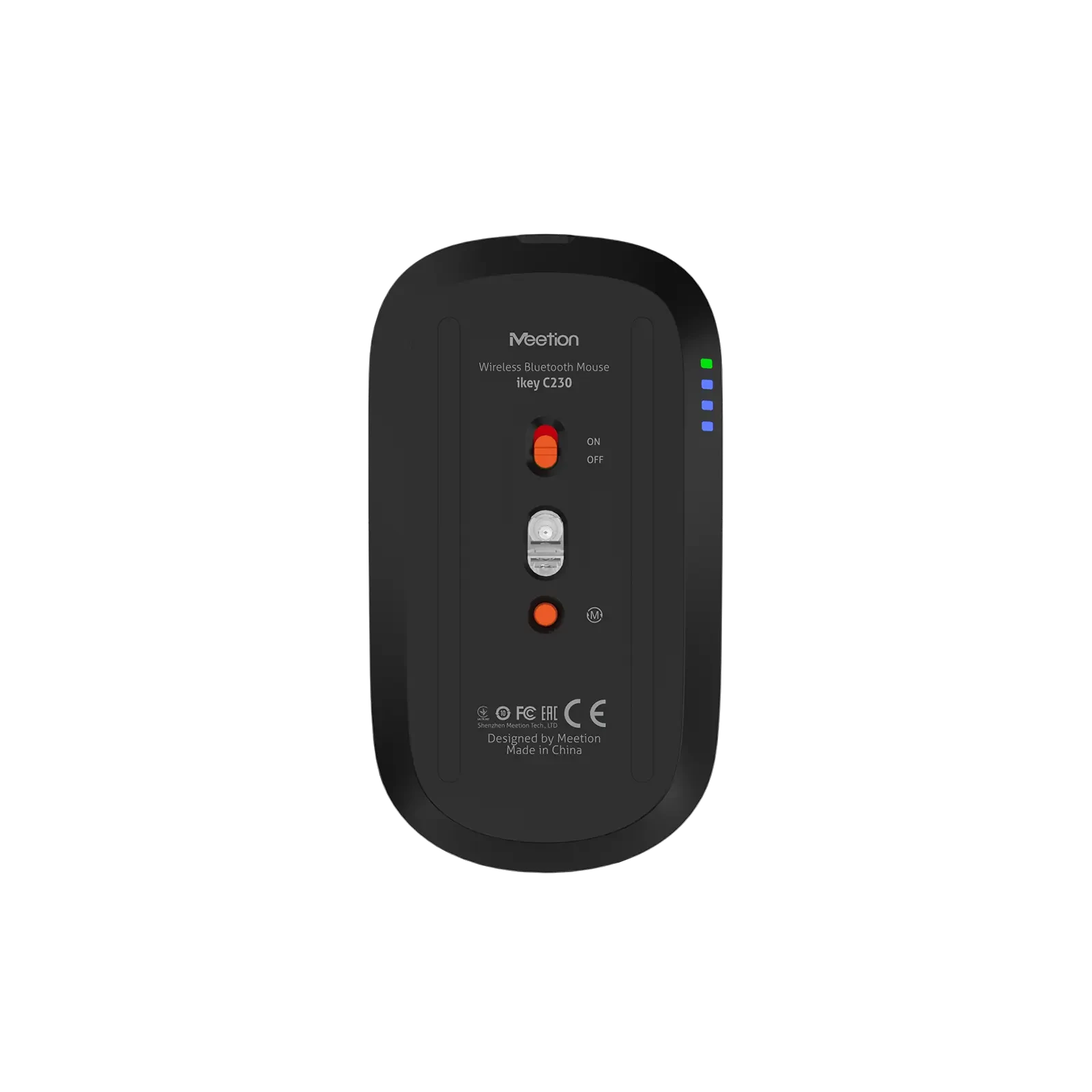 Bežični bluetooth slim set tastatura + miš MEETION iKey C230MW crni